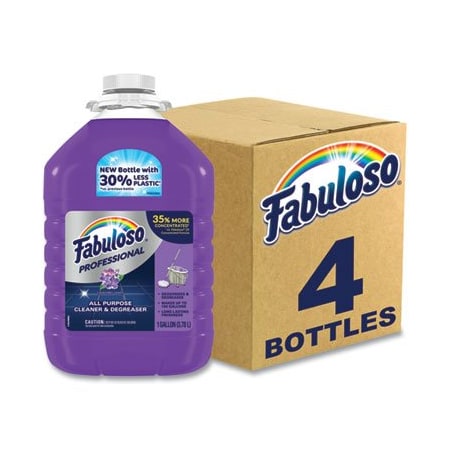 Fabuloso, ALL-PURPOSE CLEANER, LAVENDER SCENT, 1GAL BOTTLE, 4PK
